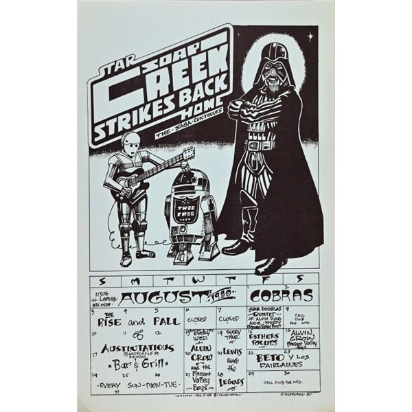 Soap Creek Saloon Star Wars Calendar Poster