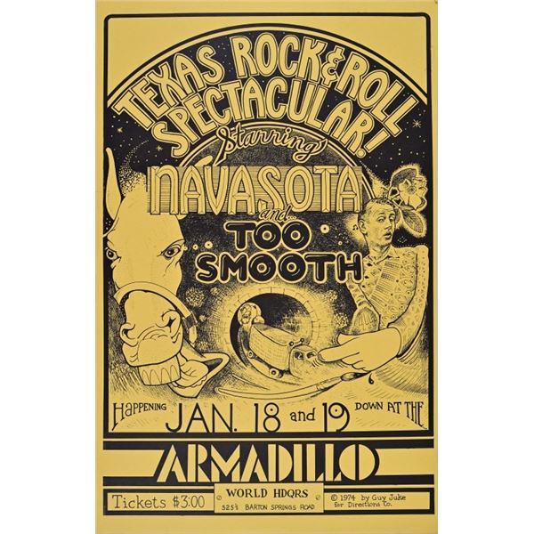 AWHQ Texas Rock & Roll Spectacular Poster