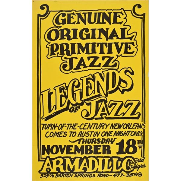AWHQ Legends of Jazz Poster