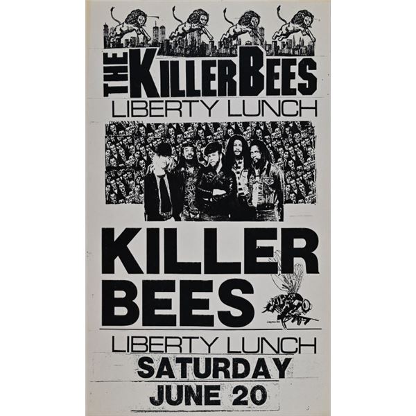 Liberty Lunch Killer Bees Poster