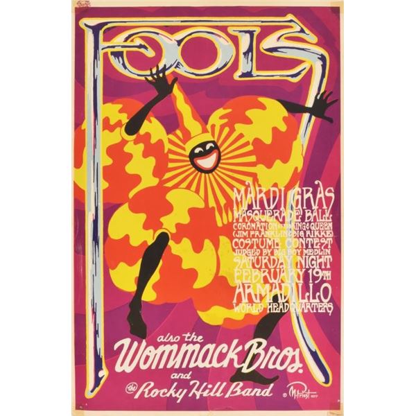 AWHQ Mardis Gras Masquerade Ball Poster M. Priest