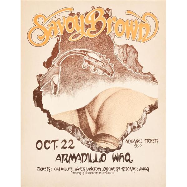 AWHQ Savoy Brown Poster by Ken Featherston