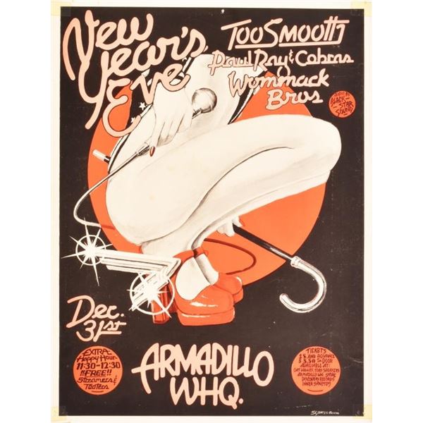 AWHQ New Year's Eve Poster by Sam Yeates