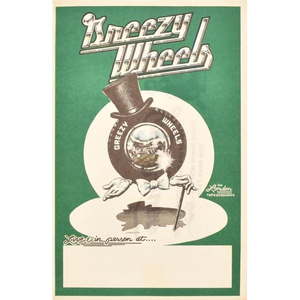 Greezy Wheels Promotional Poster by M. Priest