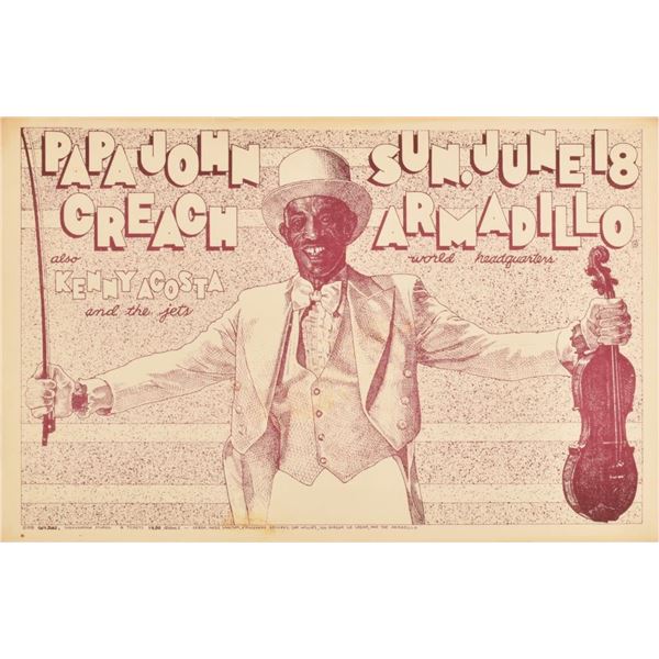 AWHQ Papa John Creach Poster by Guy Juke