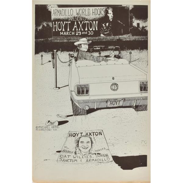 AWHQ Hoyt Axton Poster by Michael Arth