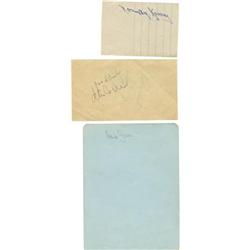 Horror Movie Leading Men Autographs