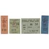 Image 1 : Beatles Group of 4 Ticket Stubs