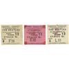 Image 1 : Beatles Group of 3 Ticket Stubs 1965