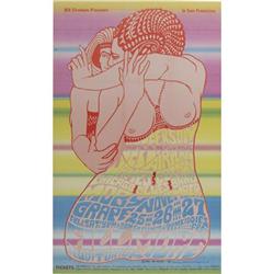Jefferson Airplane & Moby Grape Fillmore Poster