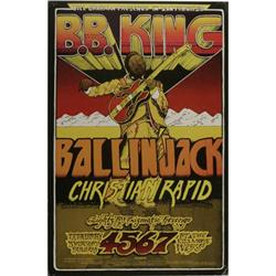 B.B. King Fillmore West Concert Poster (1971)