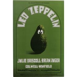 Led Zeppelin Fillmore Concert Poster.