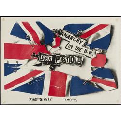 Sex Pistols "Anarchy in the UK" Promo Poster