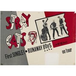Stray Cats "Runaway Boys" Promotional Poster