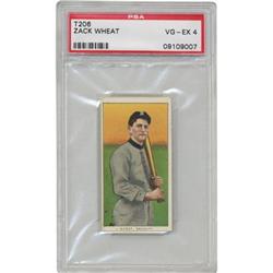 1909-11 T206 Zach Wheat American Beauty (460) Ba