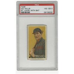 1909-11 T206 Vic Willis St. Louis, with Bat PSA