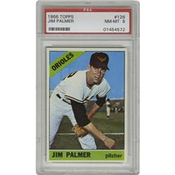 1966 Topps Jim Palmer #126 PSA NM-MT 8. Another