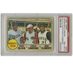 1968 Topps Manager's Dream Oliva, Cardenas, Clem