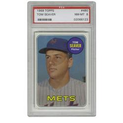 1969 Topps Tom Seaver #480 PSA NM-MT 8. Tom Ter