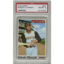 1970 Topps Roberto Clemente #350 PSA NM-MT 8. C
