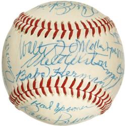 Brooklyn & Los Angeles Dodgers Legends Signed Ba