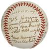 Negro League Stars Multi-Signed Baseball. Great