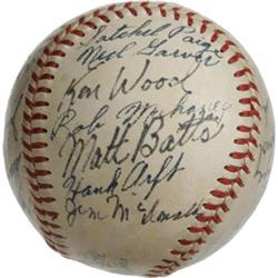 1950 St. Louis Browns Team Signed Baseball. The