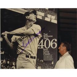 Ted Williams Signed Photograph. Superb 10/10 si