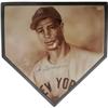 Joe DiMaggio Home Plate with Art. Exceptionally