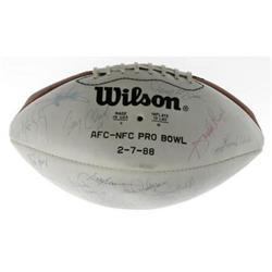 1988 Pro Bowl NFC Team Signed Football. From th