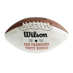 1990 San Francisco 49ers Team Signed Football.