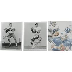 Dallas Cowboys Quarterbacks Signed Prints Lot of