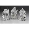Image 2 : GROUP OF THREE ROCK CRYSTAL FIGURES OF DEITIES