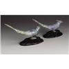 Image 2 : PAIR OF CHINESE CARVED JADE HARDSTONE BIRDS