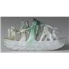 Image 2 : CHINESE JADE/HARDSTONE GROUP OF BEAUTIES ON BOAT