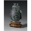 Image 2 : CHINESE CARVED HARDSTONE VESSEL AND COVER