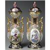 PAIR OF CHINESE PORCELAIN COVERED URNS