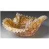 VICTORIAN END-OF-THE-DAY SATIN GLASS BRIDES BOWL