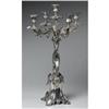 Image 2 : GERMAN SILVER-PLATED 5-LIGHT CANDELABRUM
