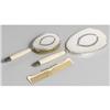 AMERICAN SILVER AND CELLULOID VANITY SET