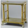 BRASS PAW FOOT TABLE
