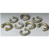 GROUP OF EIGHT AFRICAN SLAVE BRACELETS