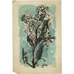 JOSEPHINE MAHAFFEY WATERCOLOR ON PAPER