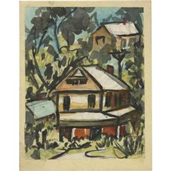 JOSEPHINE MAHAFFEY WATERCOLOR ON PAPER