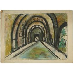 JOSEPHINE MAHAFFEY WATERCOLOR ON PAPER