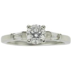 Diamond, Platinum Ring