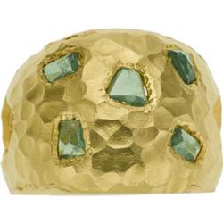 Tsavorite Garnet, Gold Ring, Lunia