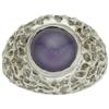 Star Sapphire, White Gold Ring