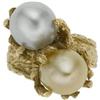 South Sea Cultured Pearl, Gold Ring