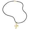 Gold Cross Pendant-Necklace